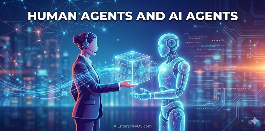 Human Agents and AI Agents